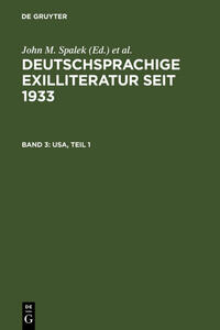 Deutschsprachige Exilliteratur seit 1933. 3. USA
