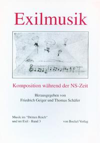 Exilmusik : Komposition während der NS-Zeit