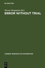 Error without trial : psychological research on antisemitism