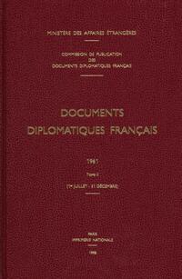Documents diplomatiques français. 1961,2. 1er juillet - 31 décembre