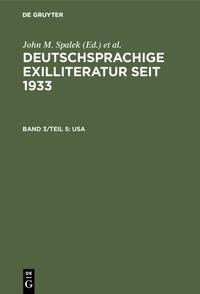 Deutschsprachige Exilliteratur seit 1933. 3,5. USA ; Teil 5