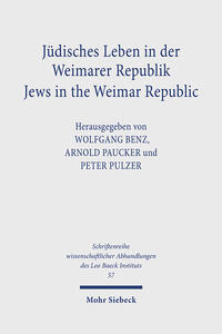 Jüdisches Leben in der Weimarer Republik : Jews in the Weimar Republic