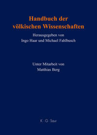 Handbuch der völkischen Wissenschaften : Personen, Institutionen, Forschungsprogramme, Stiftungen