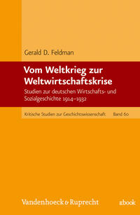 Vom Weltkrieg zur Weltwirtschaftskrise : Studien zur deutschen Wirtschafts- und Sozialgeschichte 1914 - 1932