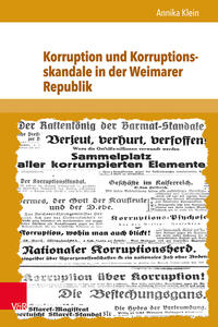 Korruption und Korruptionsskandale in der Weimarer Republik