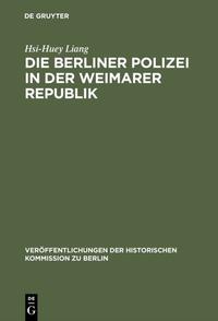 Berliner Polizei in der Weimarer Republik