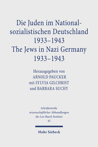 Jewish autonomy within the limits of National Socialist Policy : the communities and the Reichsvertretung