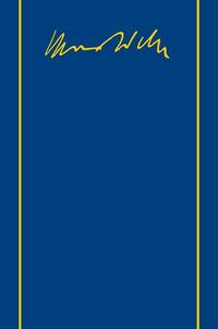 Gesamtausgabe. Abt. I, Schriften und Reden ; Bd. 8, Wirtschaft, Staat und Sozialpolitik ; Schriften und Reden 1900 - 1912 ; Ergänzungsheft